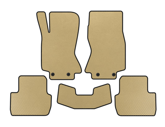 EVA Floor Mats (Beige) for Jaguar S-Type 1999-2008 - image 1
