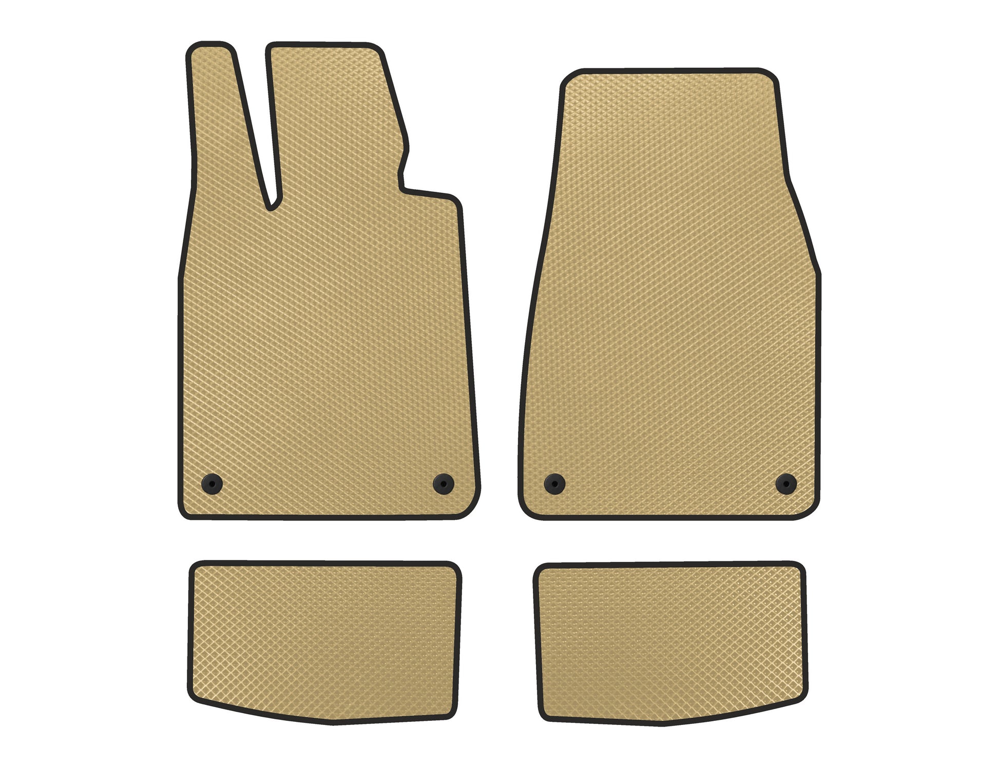 EVA Floor Mats (2021-, Beige) for Porsche Taycan 2019- - image 1