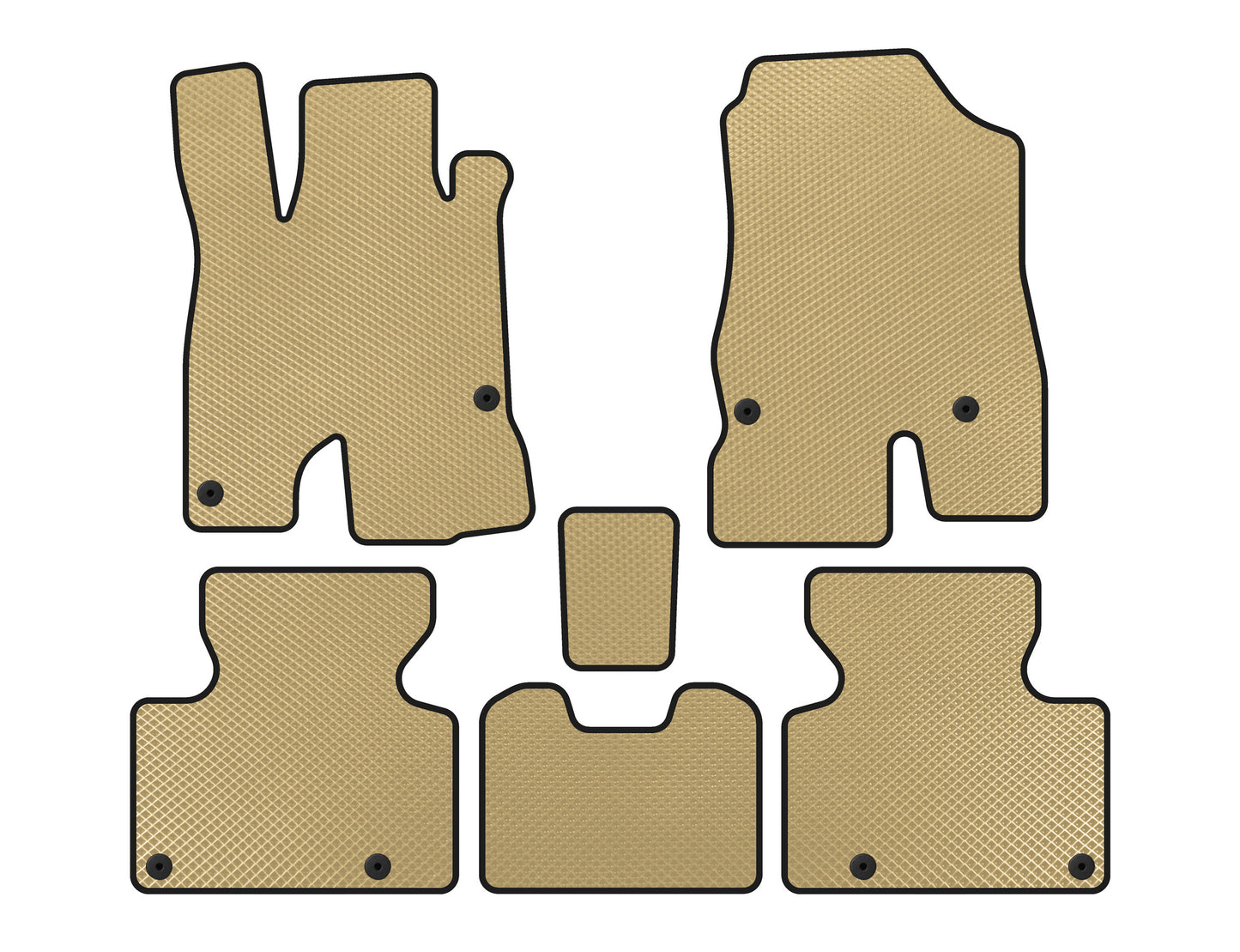 EVA Floor Mats (Beige) for Honda Clarity 2016- - image 1
