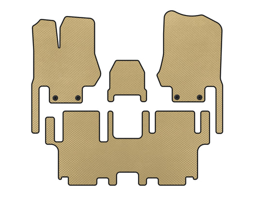 EVA Floor Mats (2 Rows, 7-Seater, Beige) for Nissan Quest 2011-2017 - image 1