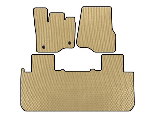 EVA Floor Mats (Beige) for Ford F-150 2014-2021 - image 1