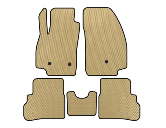 EVA Floor Mats (2018-2023, Beige) for Chevrolet Spark 2015-2023 - image 1