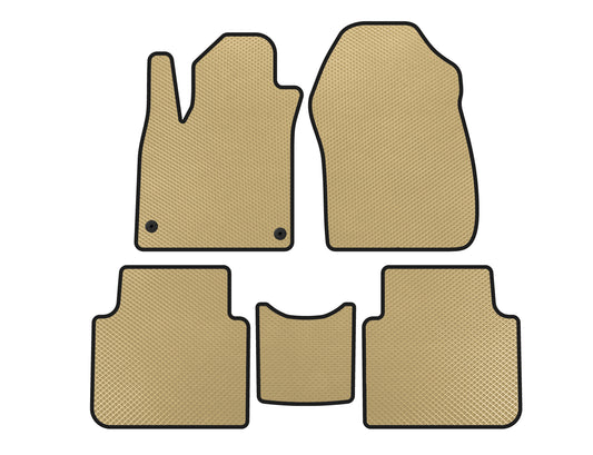 EVA Floor Mats (7-Seater, Beige) for Honda CRV 2017-2022 - image 1