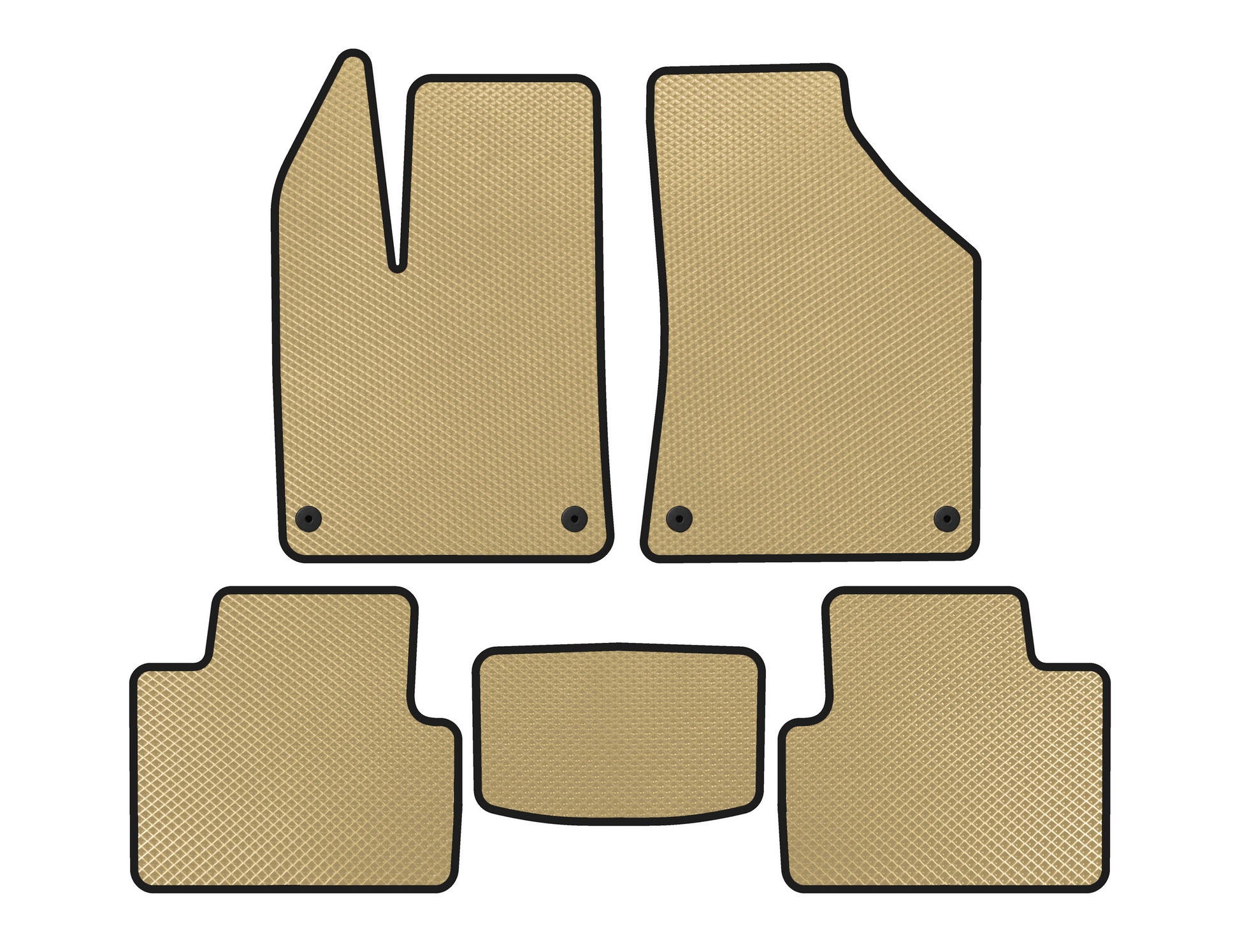 EVA Floor Mats (Beige) for Chrysler 200 I 2010-2014 - image 1