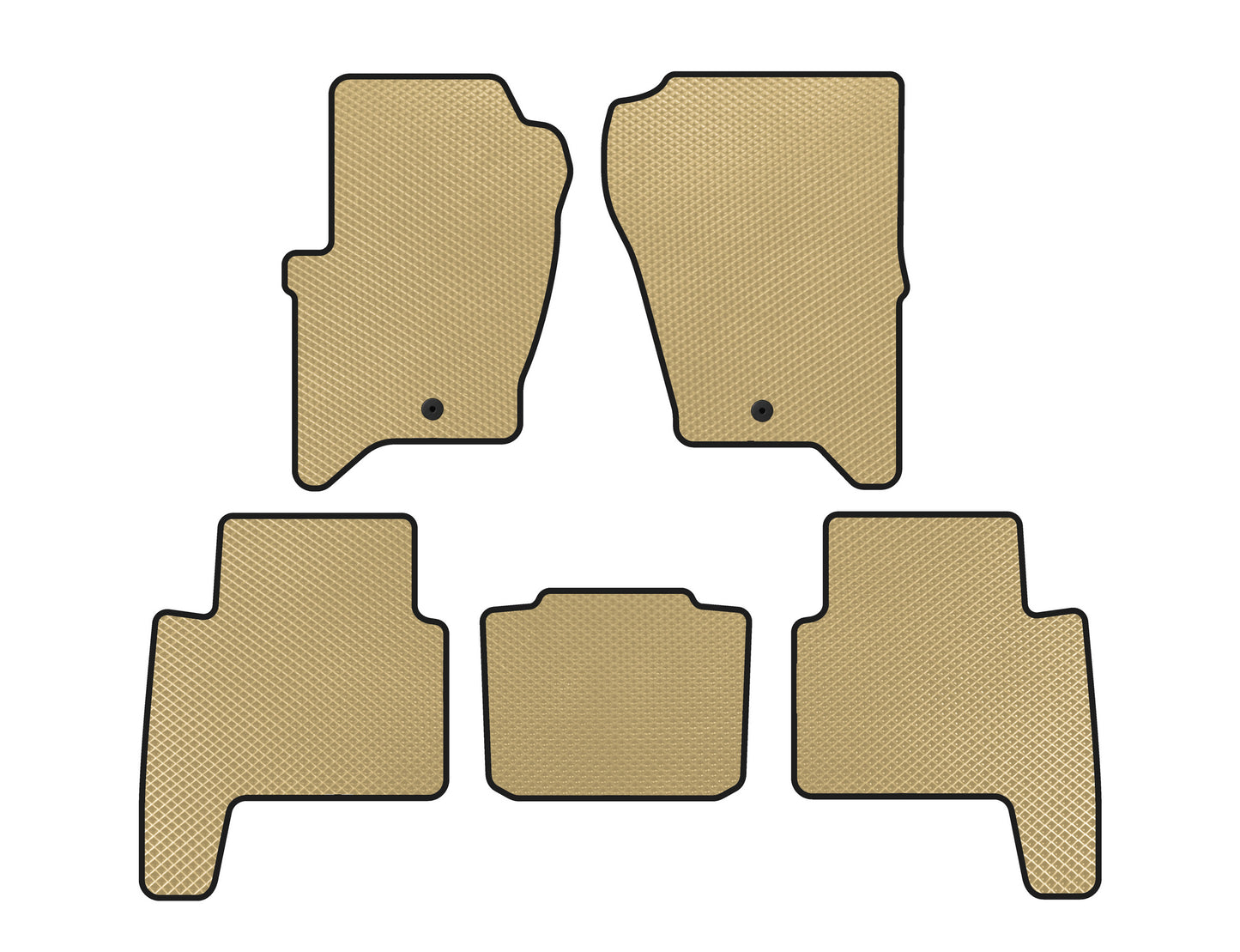 EVA Floor Mats (2005-2009, Beige) for Range Rover Sport 2005-2013 - image 1