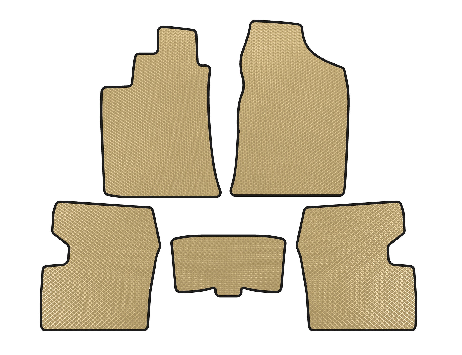 EVA Floor Mats (SD, Beige) for Lifan 620 Solano 2007- - image 1