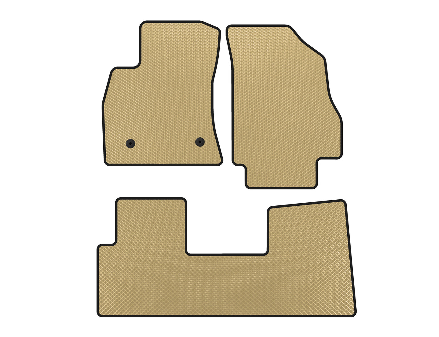 EVA Floor Mats (Beige) for Opel Combo 2012-2018 - image 1