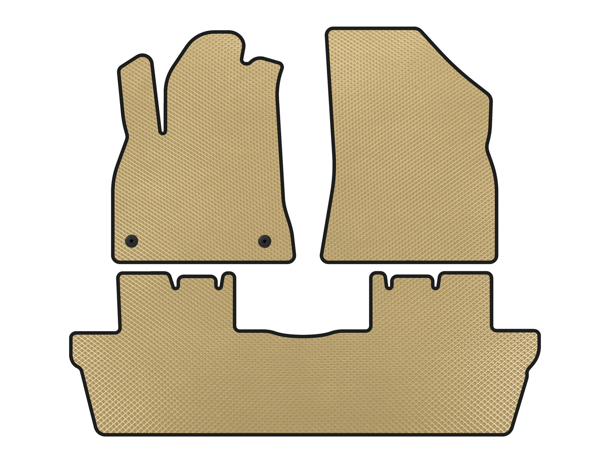 EVA Floor Mats (Beige) for Peugeot 5008 2009-2016 - image 1