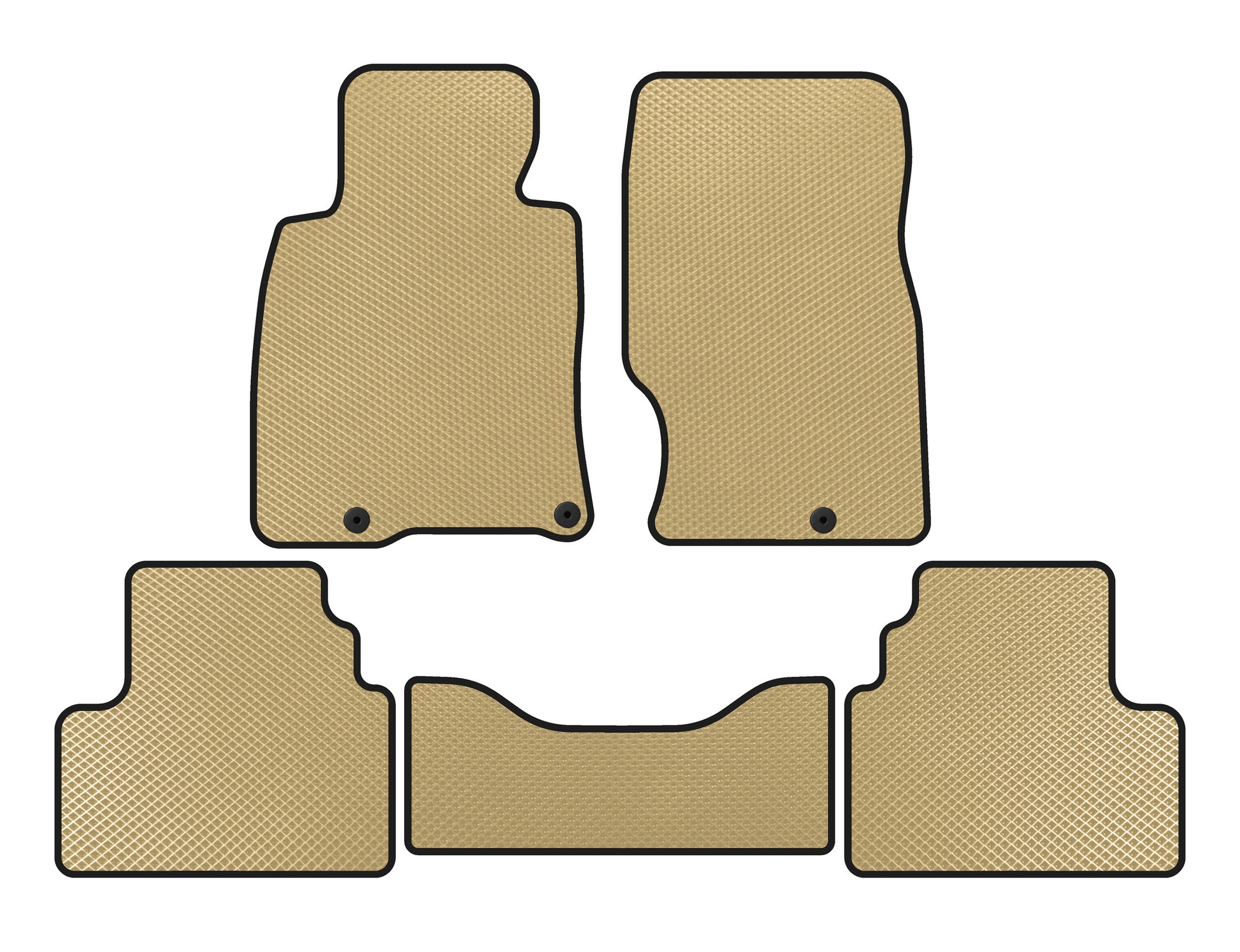EVA Floor Mats (G25-G35, SD, Beige) for Infiniti G25/G35/37 (V36/CV36) 2006-2015 - image 1