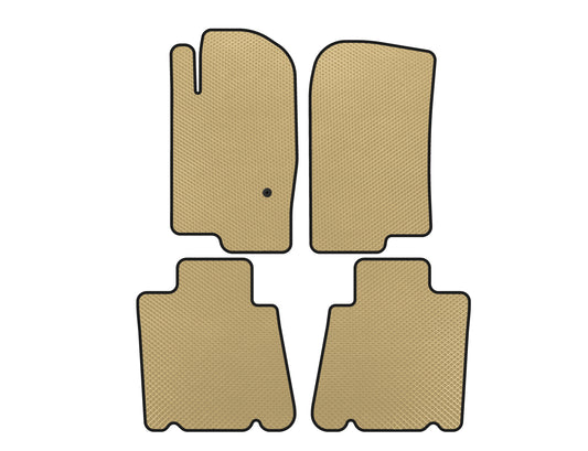 EVA Floor Mats (2 Rows, Beige) for Ford Explorer 2001-2005 - image 1