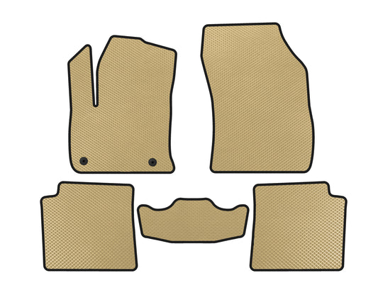 EVA Floor Mats (Electro, Beige) for Peugeot 2008 2019- - image 1