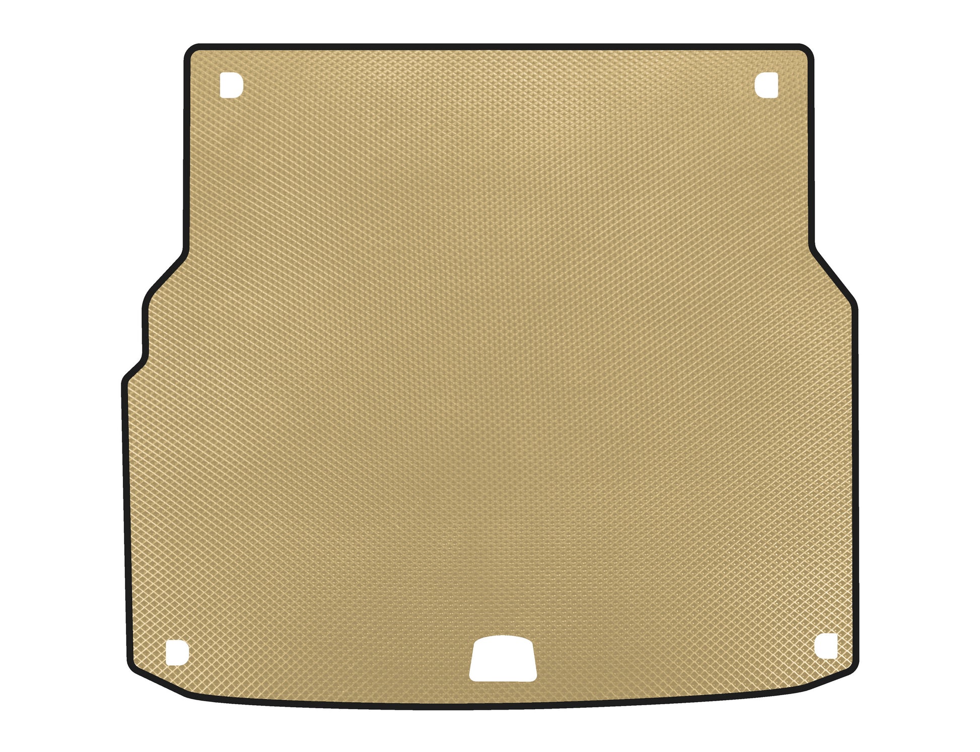 Trunk Mat (2014-2017, SW, Beige) for Mercedes C-сlass W205 2014-2021 - image 1