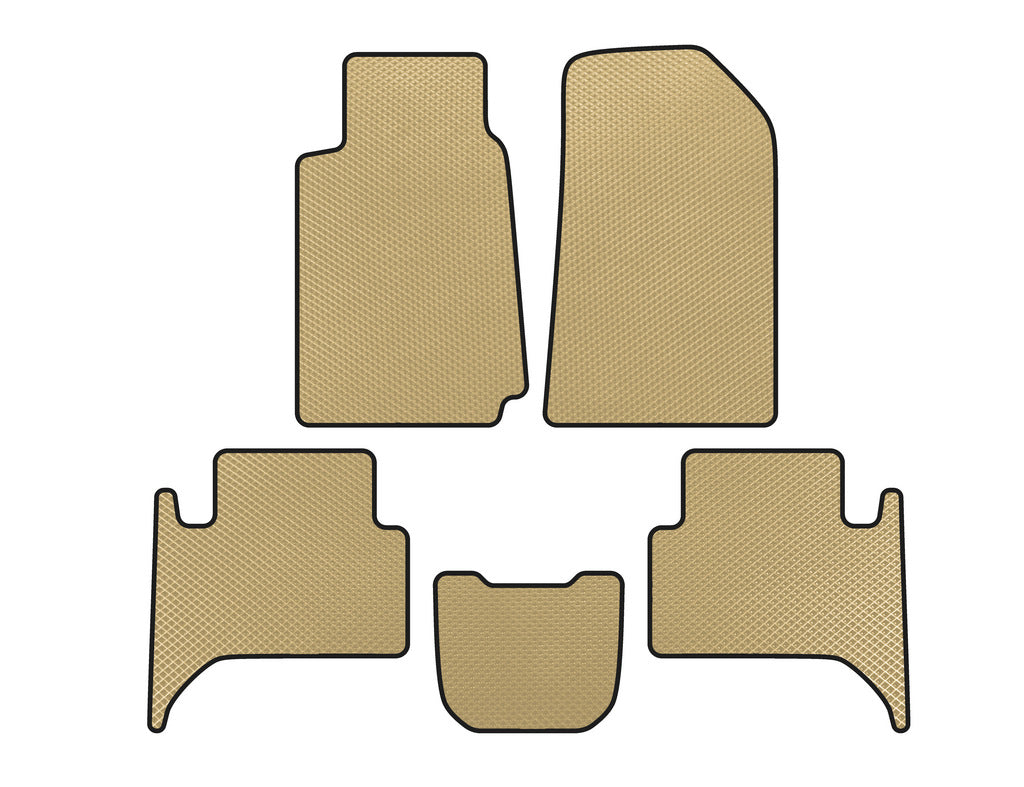 EVA Floor Mats (2 Rows, Beige) for Chevrolet Trailblazer 2012-2019 - image 1
