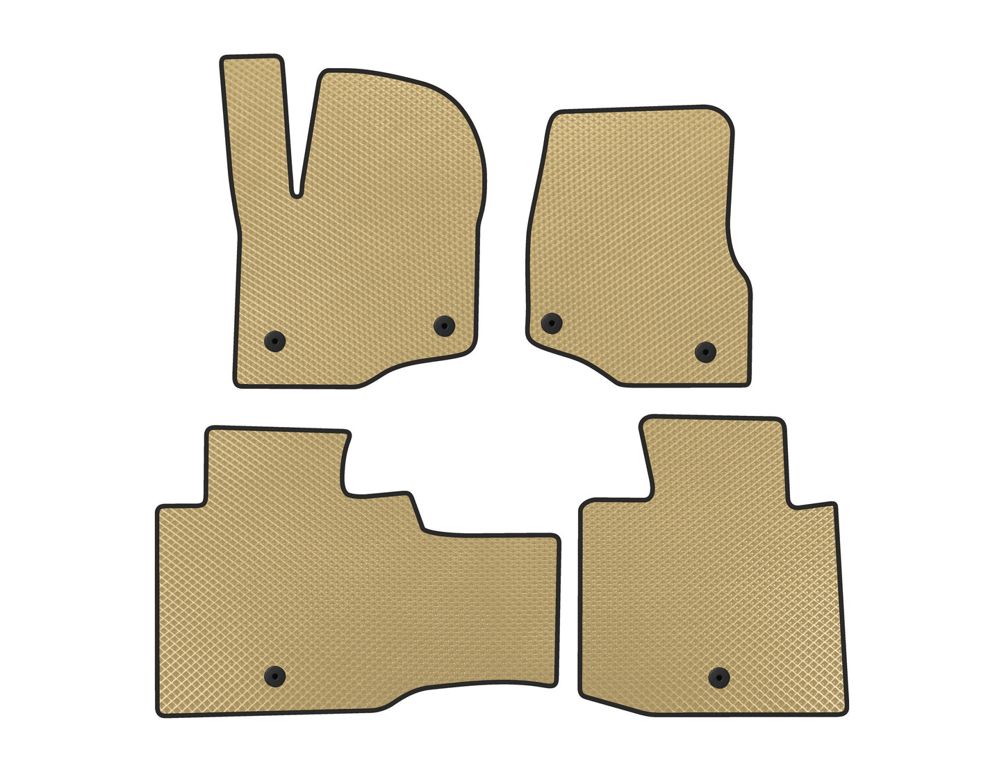 EVA Floor Mats (Beige) for Lincoln Navigator 2018- - image 1