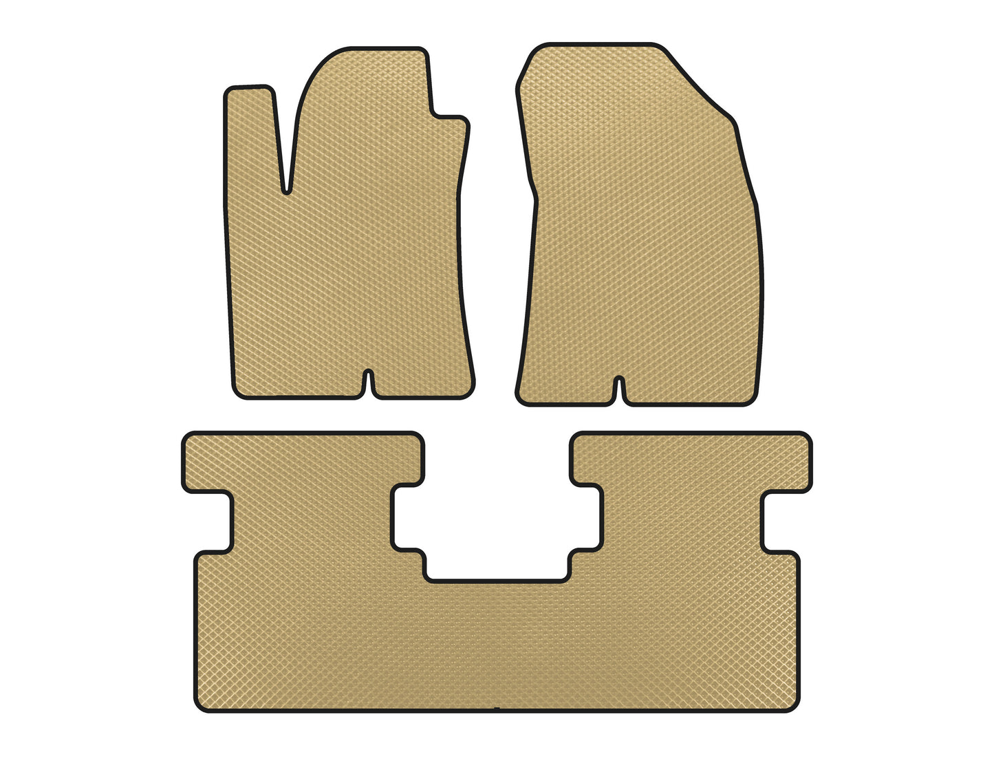 EVA Floor Mats (2WD, Beige) for Great Wall Haval Jolion 2020- - image 1