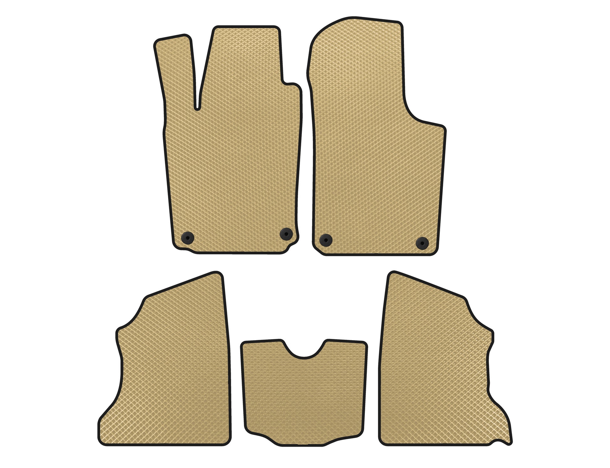 EVA Floor Mats (Beige) for Opel Combo 2002-2012 - image 1