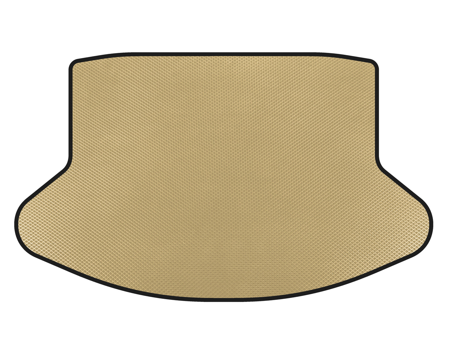 Trunk mat (2015-2019, Coupe, Beige) for Honda Civic Sedan X 2016-2021 - image 1