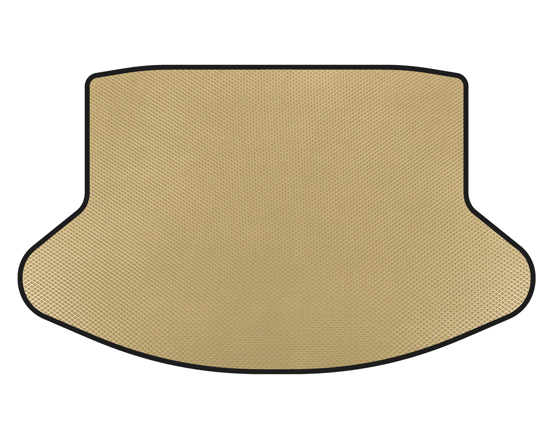 Trunk mat (2015-2019, Coupe, Beige) for Honda Civic Sedan X 2016-2021 - image 1