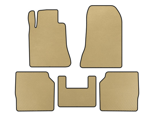EVA Floor Mats (SD, Long Wheelbase, Beige) for Mercedes S-сlass W140 1991-1998 - image 1