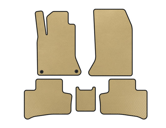 EVA floor mats (2011-2015, Electro, Beige) for Mercedes B-class W246 2011-2018 - image 1