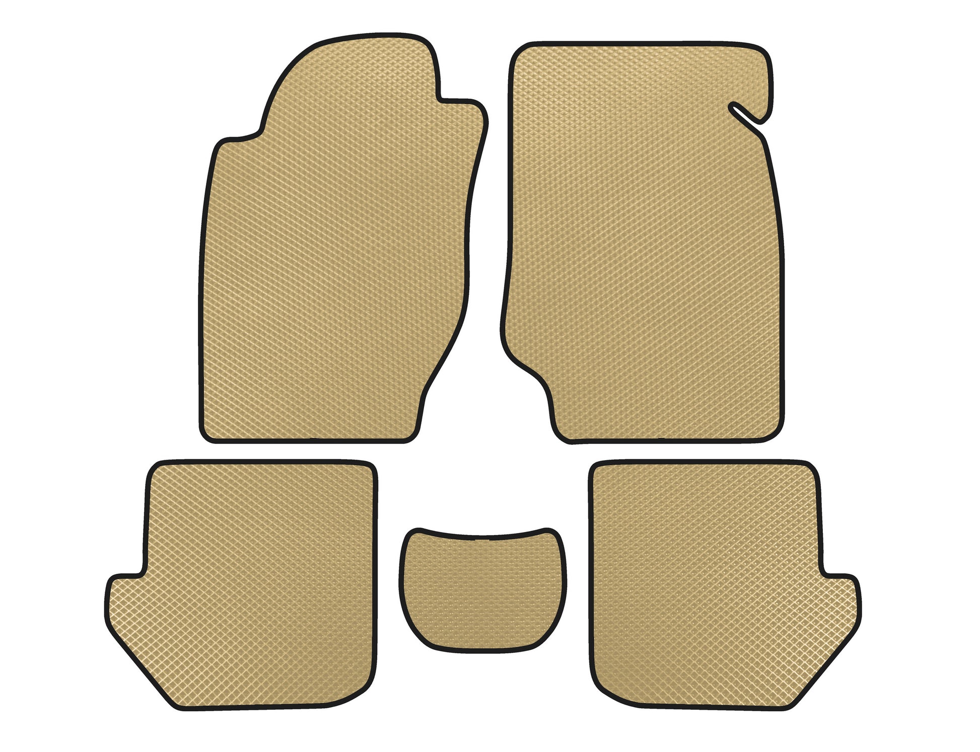 EVA Floor Mats (Beige) for Toyota Rav 4 1996-2001 - image 1