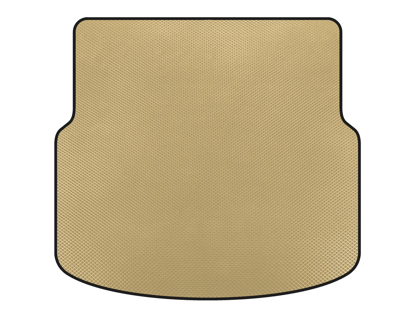 Trunk Mat EVA (SD, Beige) for Mercedes C-class W204 2007-2015 - image 1