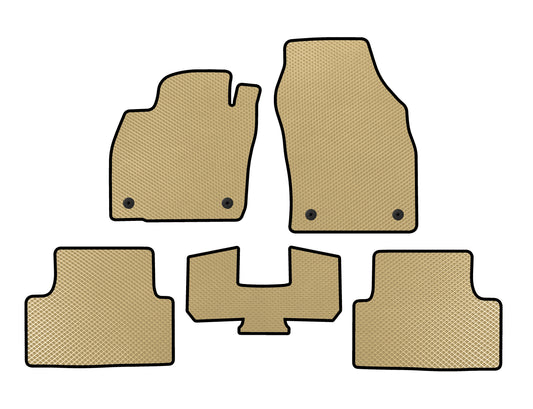 EVA Floor Mats (Beige) for Volkswagen T-Cross 2019- - image 1