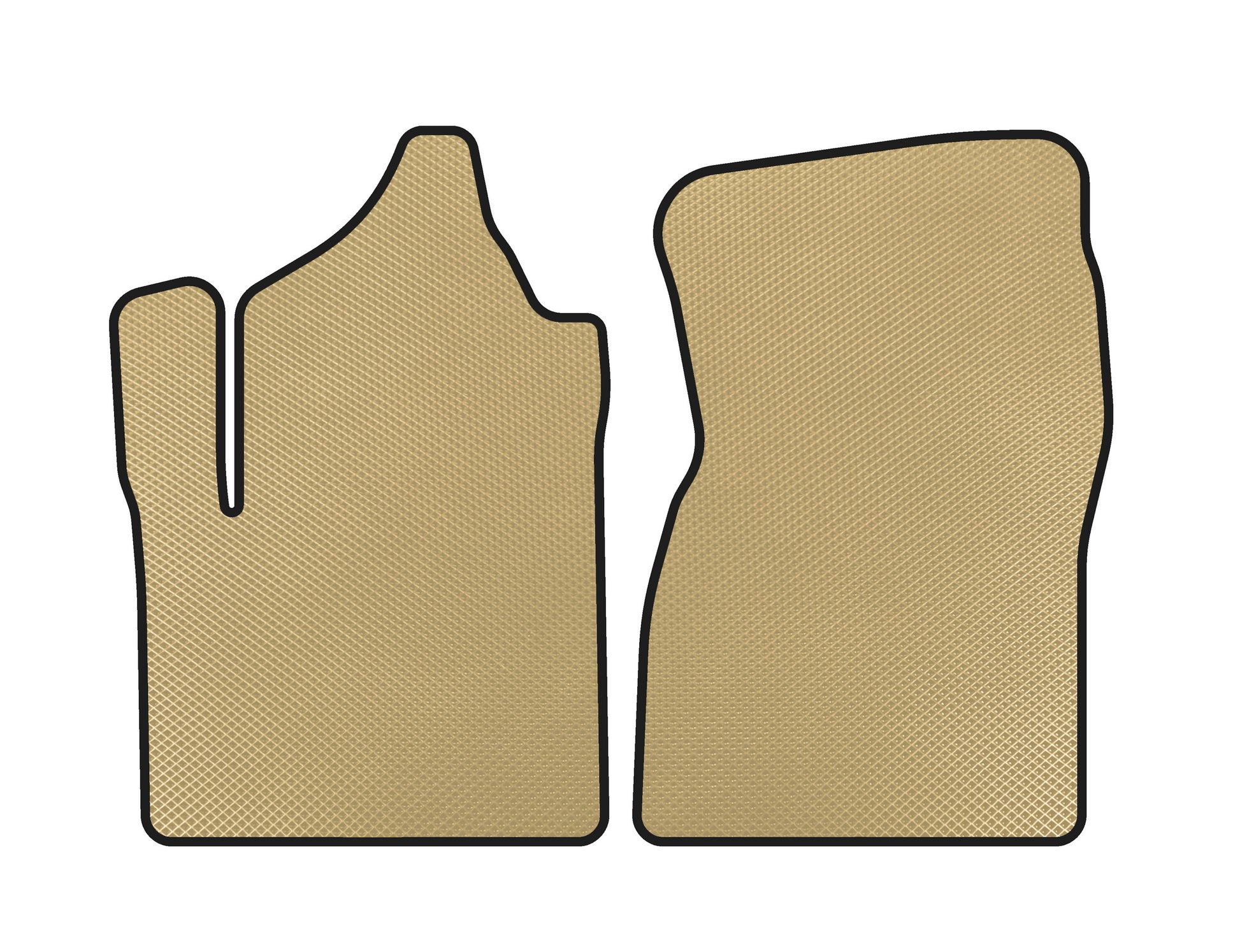 EVA Floor Mats (Beige) for GMC Sierra 2013-2019 - image 1