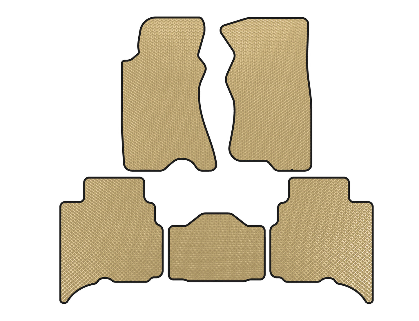 EVA Floor Mats (Beige) for GreatWall Haval/Hover H3 2005-2013 - image 1