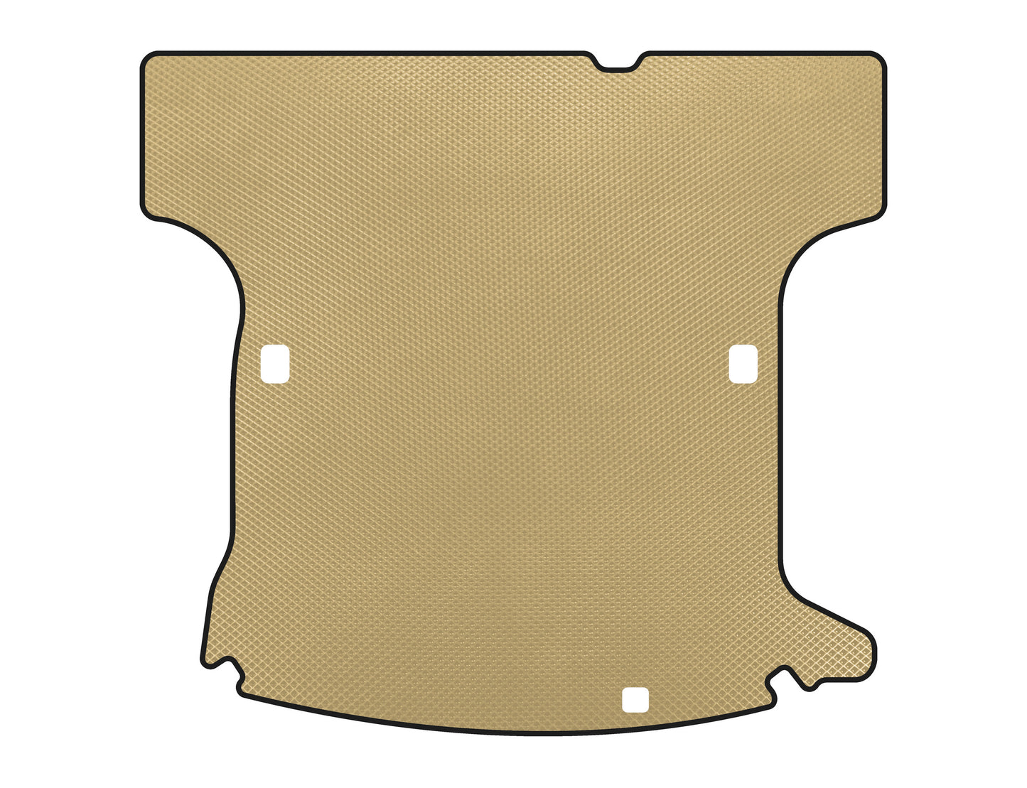 Trunk Mat (2005-2009, SW, 5-Seater, Beige) for Renault Logan I 2005-2008 - image 1