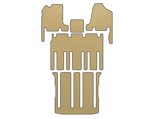 EVA Floor Mats (3 Rows, Beige) for Kia Carnival 2002-2013 - image 1