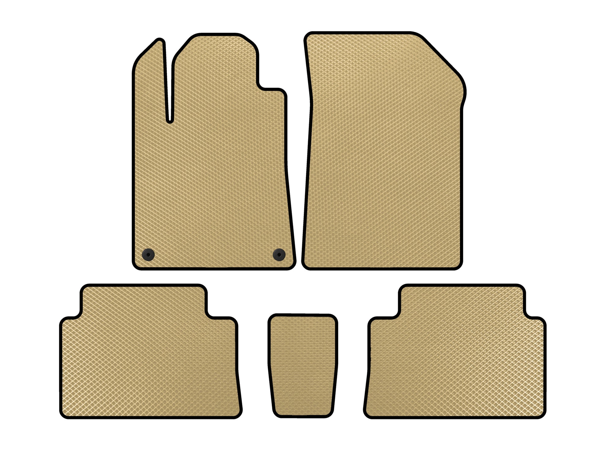 EVA Floor Mats (Beige) for Citroen C-5 2001-2008 - image 1