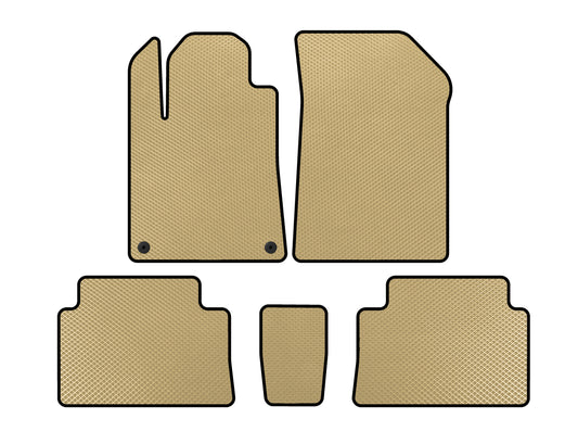 EVA Floor Mats (Beige) for Citroen C-5 2001-2008 - image 1