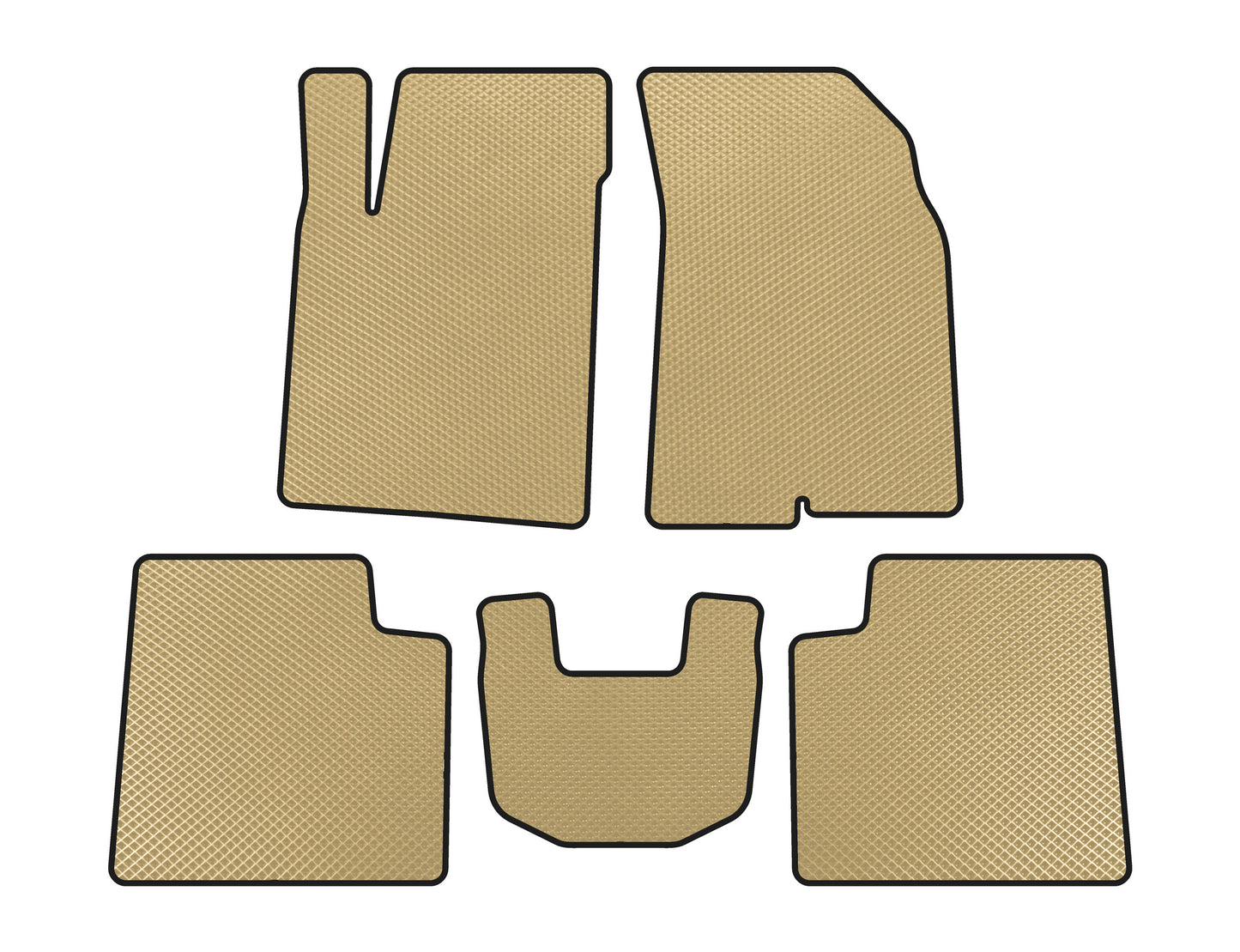 EVA mats (Beige) for Kia Opirus 2003-2010 - image 1