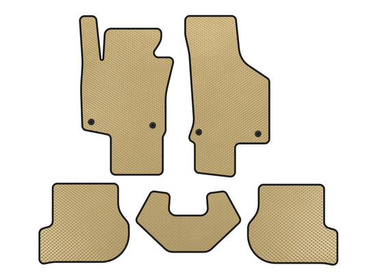 EVA Floor Mats (HB, 3-Door, Beige) for Volkswagen Scirocco 2008-2017 - image 1