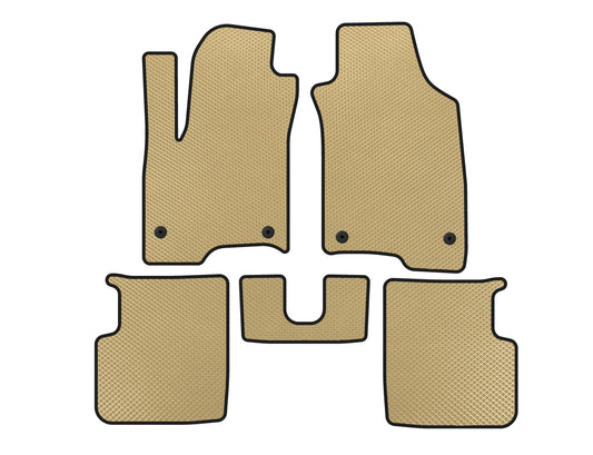 EVA Floor Mats (Beige) for Fiat Panda 2011-2023 - image 1