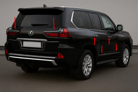 BlackEdition Body Kit (for TRD 2016+) for Lexus LX570/450d 2008-2022 - image 2