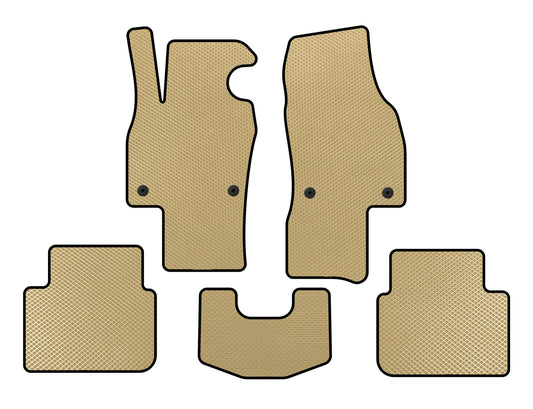 EVA Floor Mats (HB, Beige) for Skoda Scala 2018- - image 1