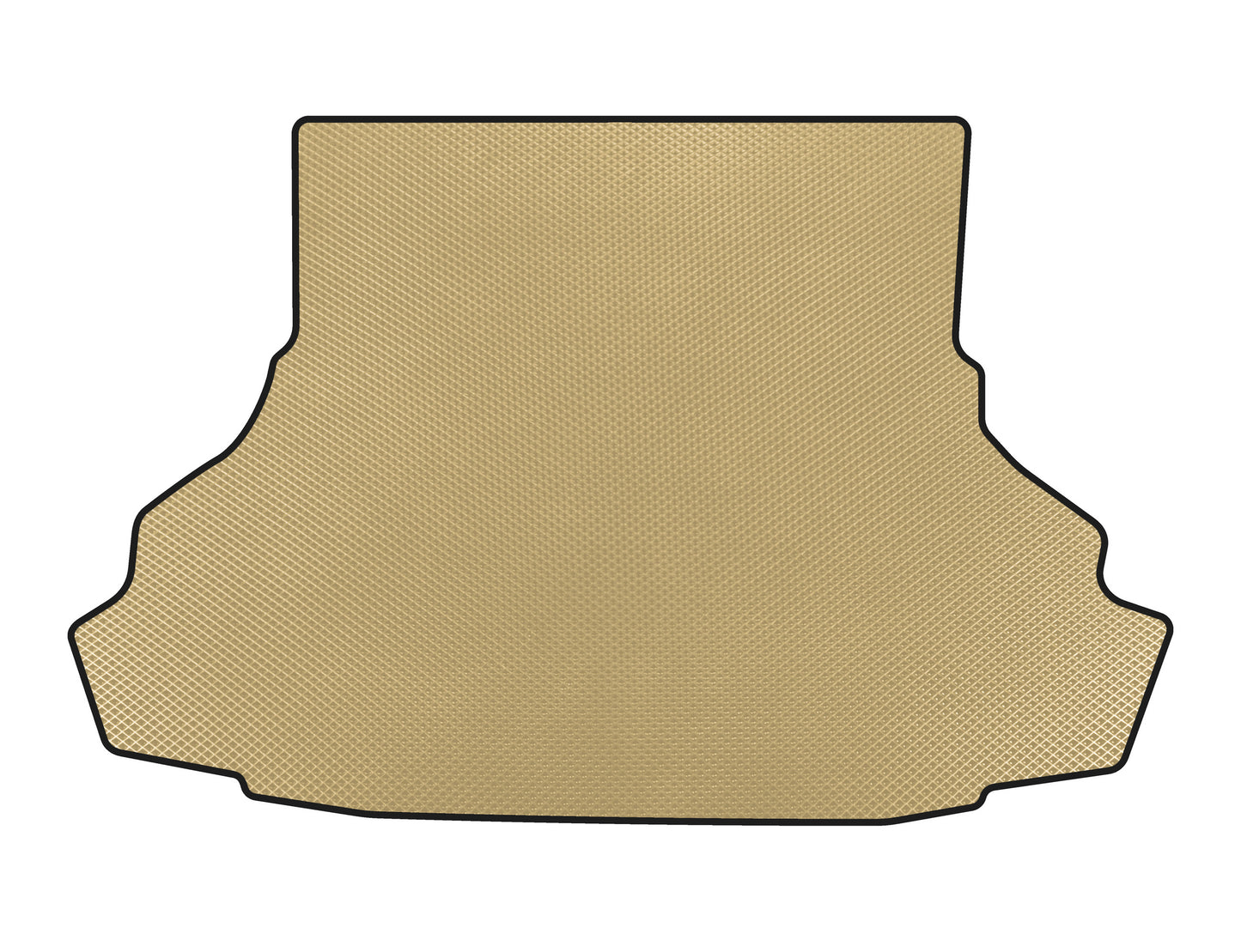 Trunk Mat (2015-2017, Convertible, USA, Beige) for Ford Mustang 2015-2023 - image 1