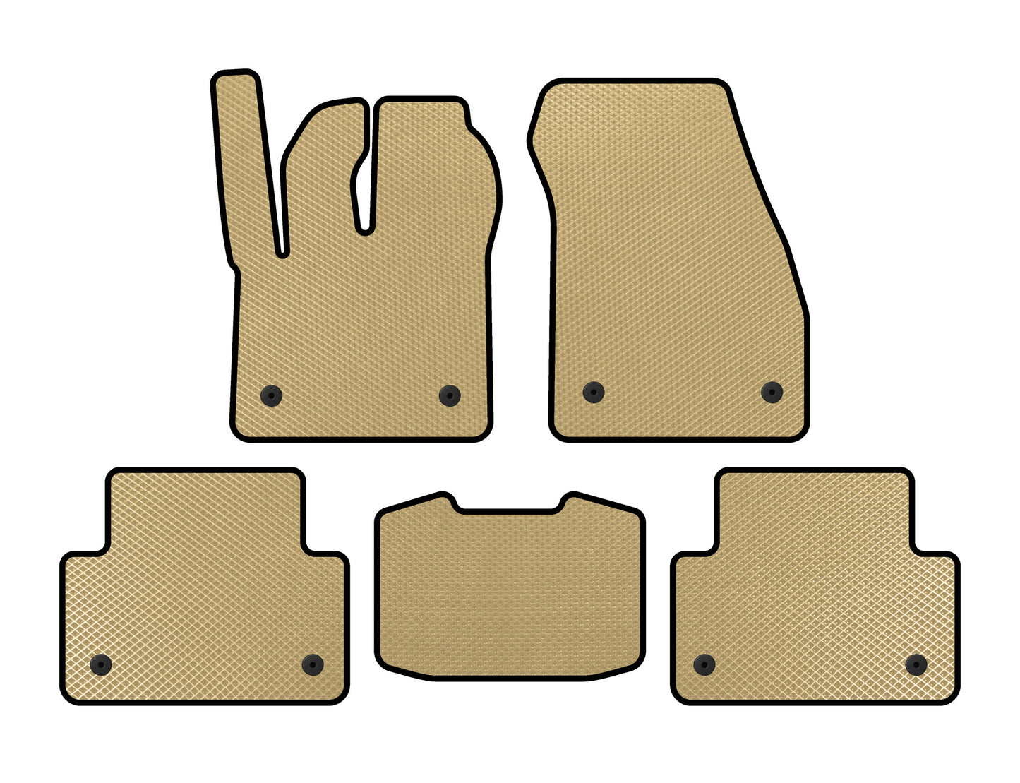 EVA mats (Beige) for Range Rover Evoque 2018↗︎ - image 1