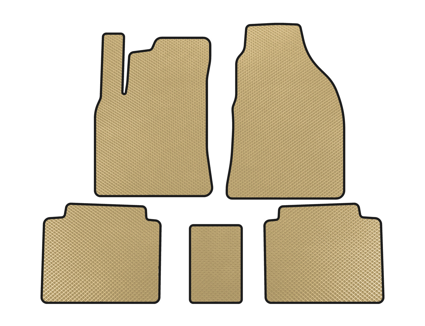 EVA Floor Mats (Beige) for Hyundai Matrix 2001-2010 - image 1