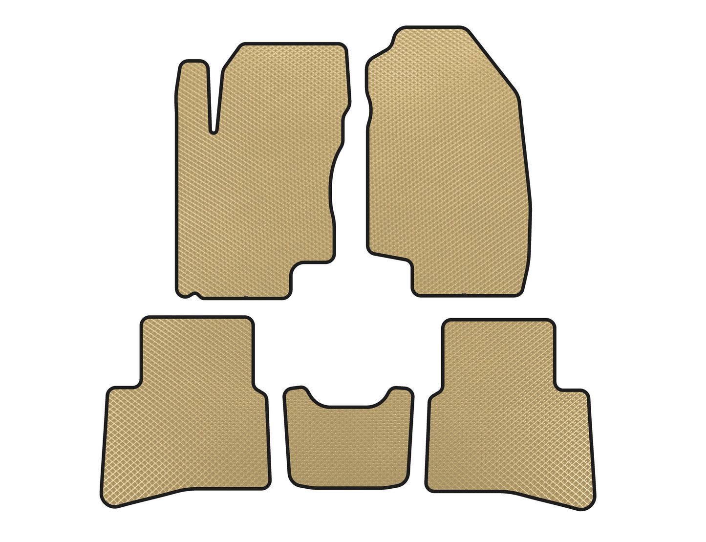 EVA Floor Mats (Beige) for JAC S3 2014- - image 1