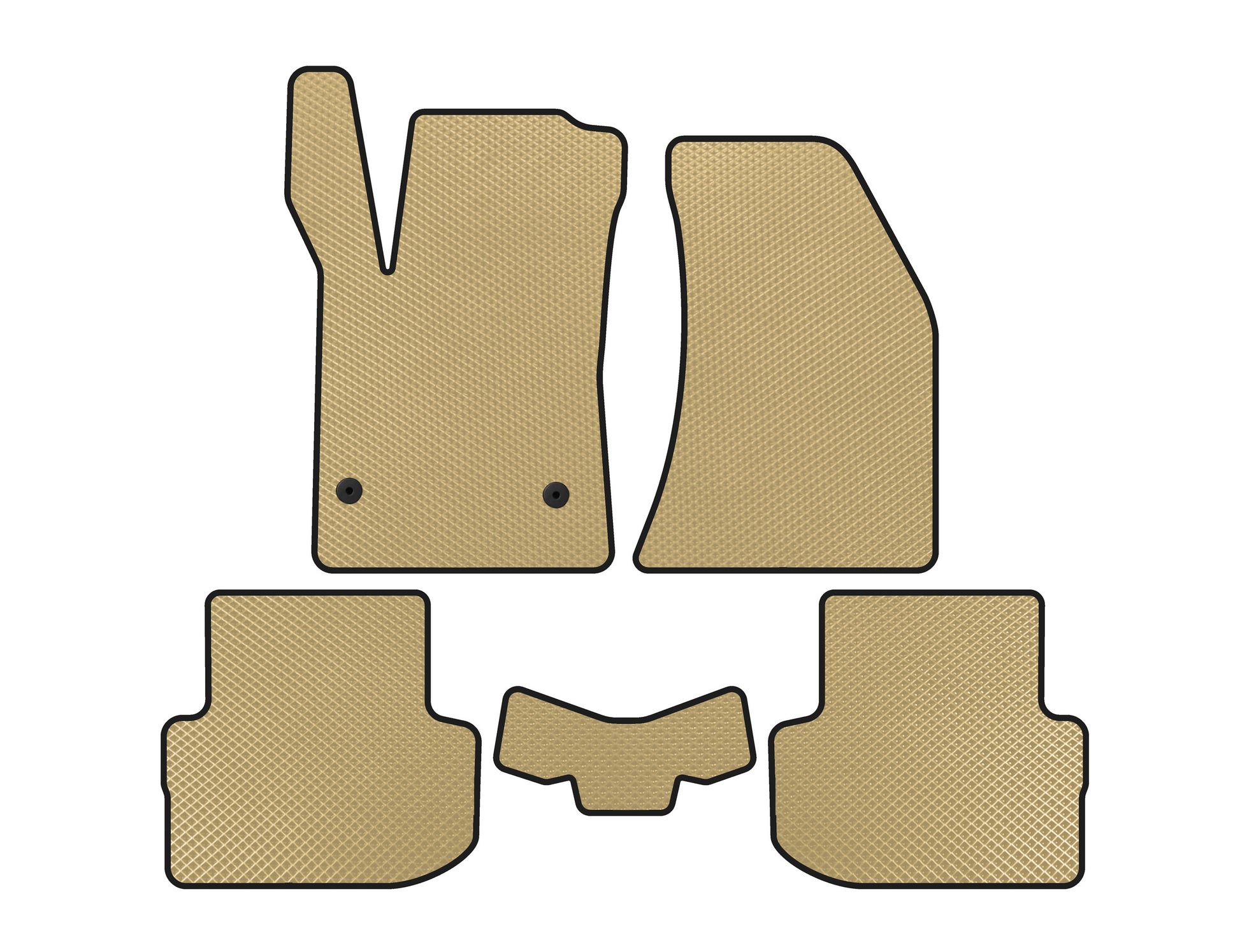 EVA Floor Mats (Beige) for FAW B30 2015-2020 - image 1