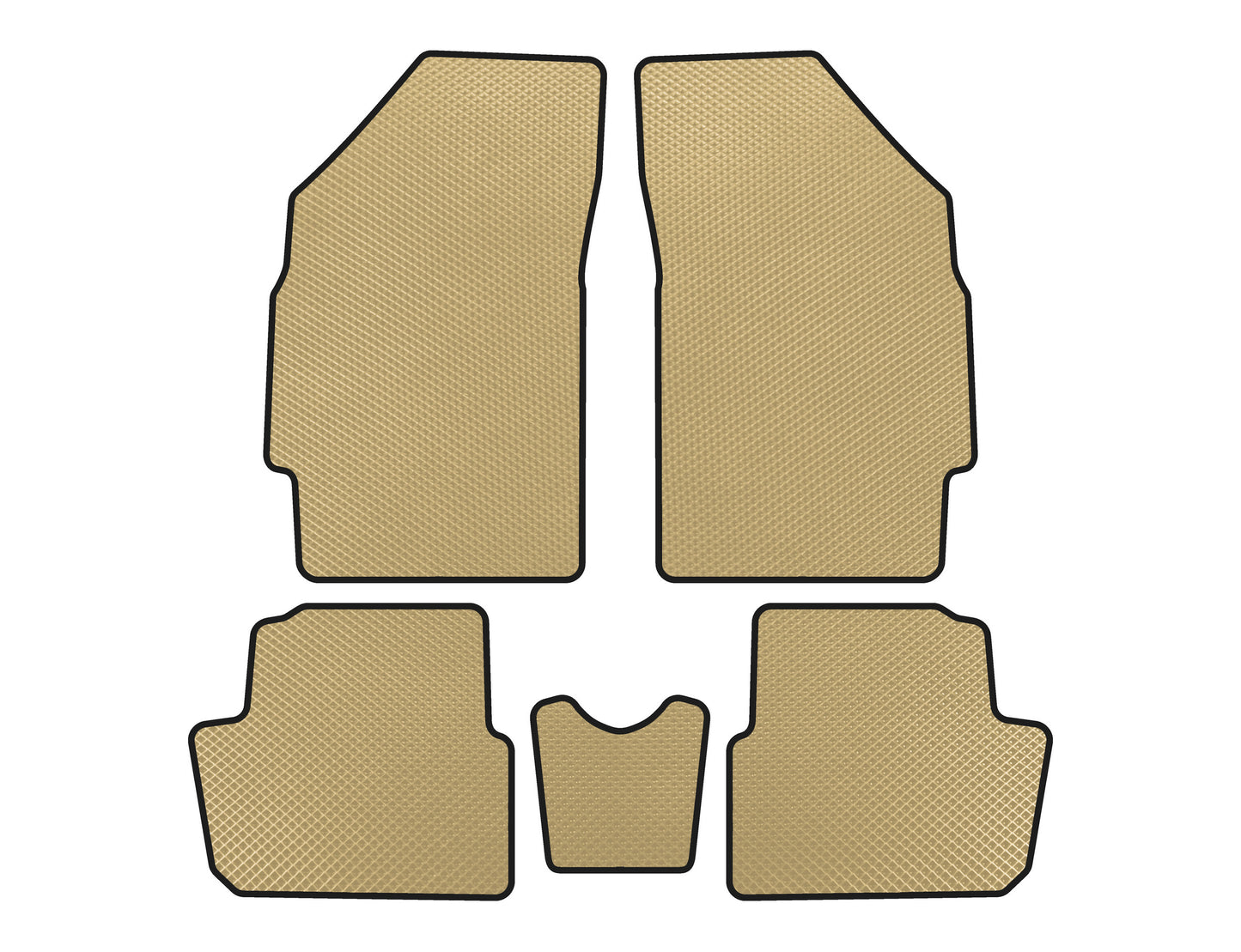 EVA Floor Mats (HB, Beige) for RAVON R2 2016-2020 - image 1