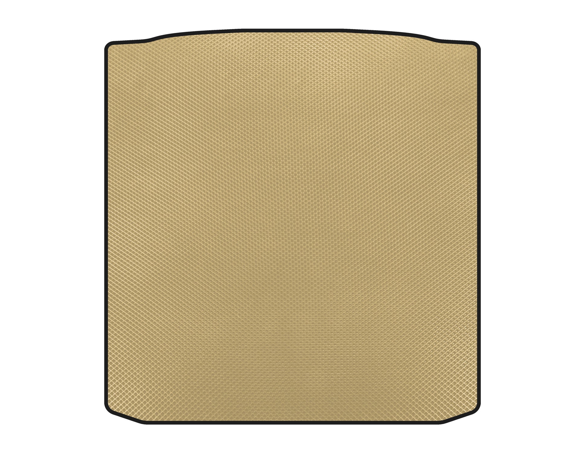 Trunk mat (single false floor, SW, Beige) for Skoda Superb 2009-2015 - image 1