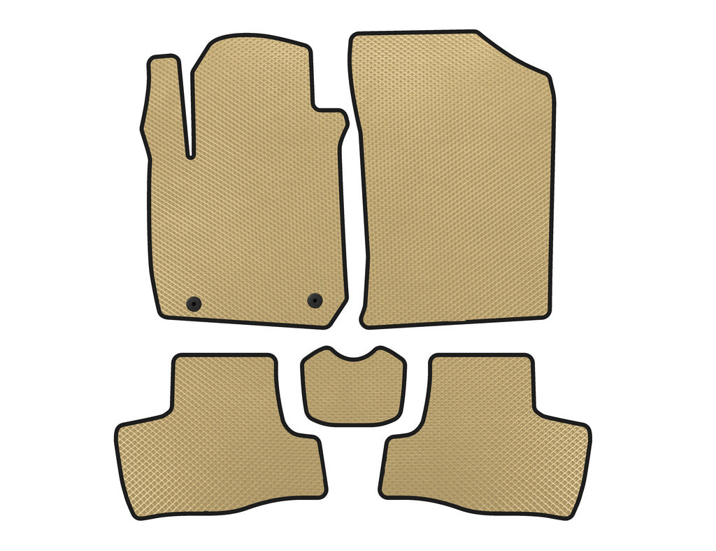 EVA Floor Mats (Beige) for BYD F0 2008-2014 - image 1
