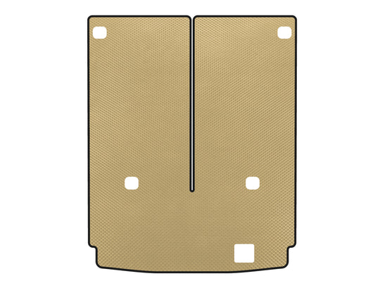 Trunk Mat EVA (7-seater with folded 3rd row, Beige) for Mercedes GL сlass X164 2006-2012 - image 1