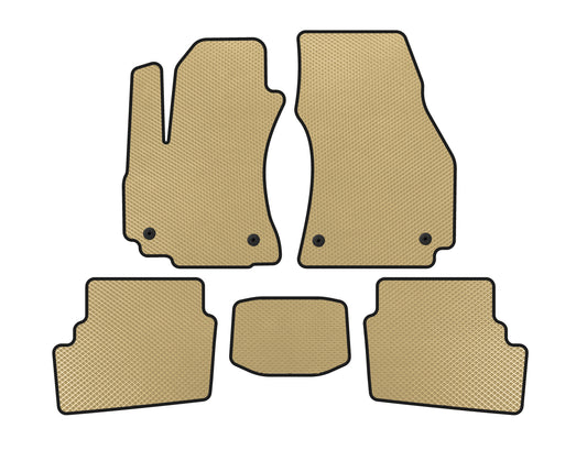 EVA Floor Mats (2 Rows, 2003-2005, 7-Seater, Beige) for Opel Zafira A 1998-2005 - image 1