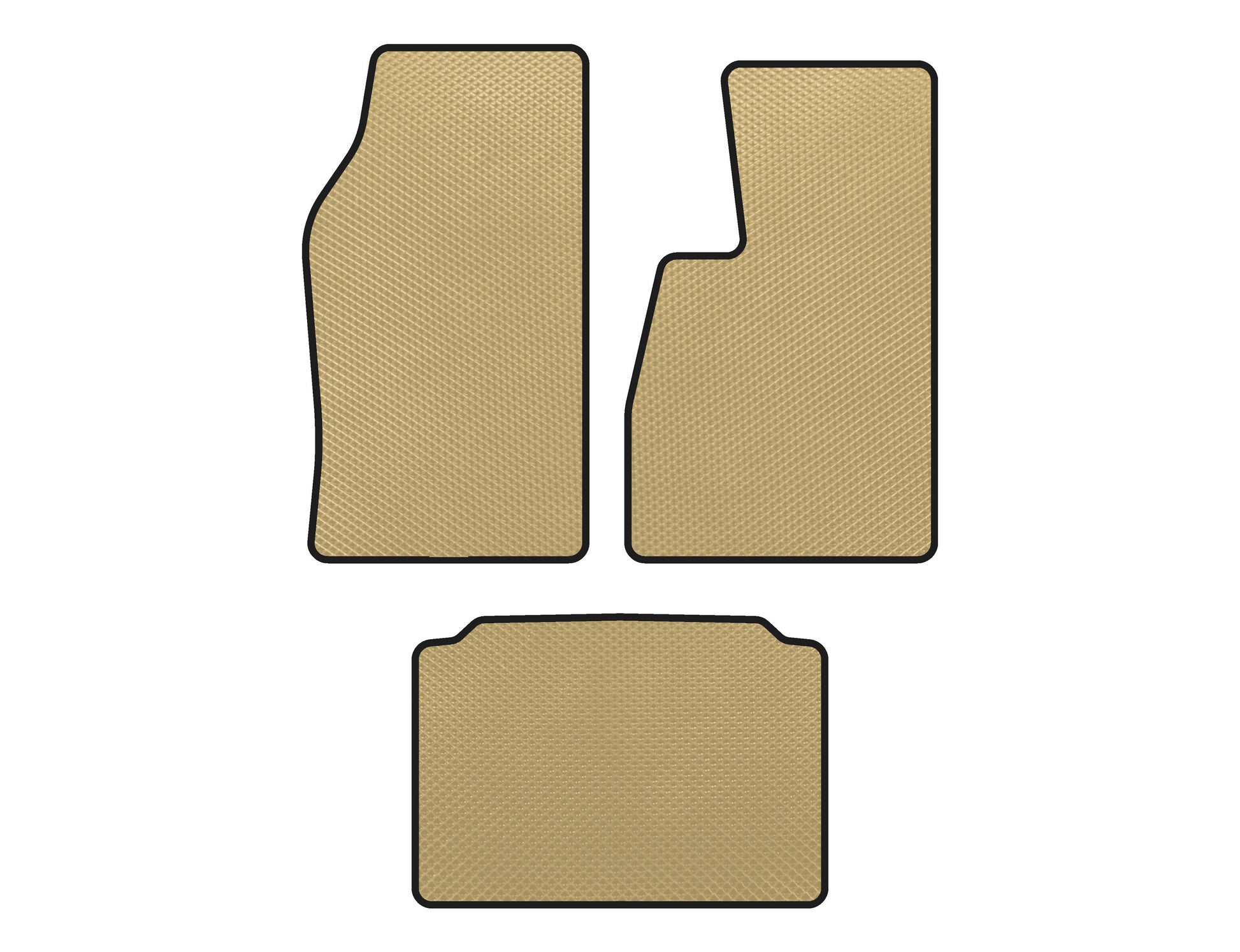 EVA Car Mats (Right-Hand Drive, Beige) for Jeep Grand Cherokee WK 2004-2010 - image 1