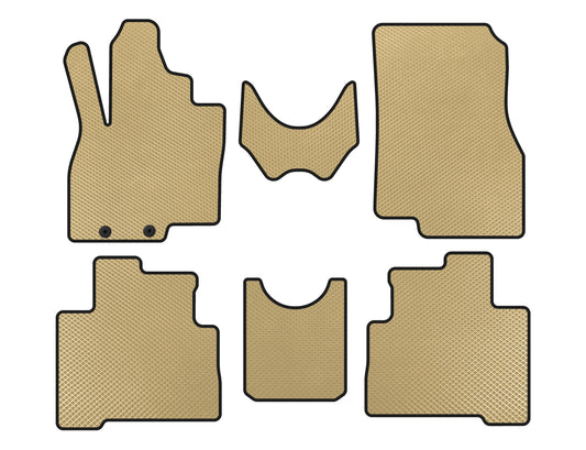 EVA mats (2 rows, Beige) for Mitsubishi Grandis 2003-2011 - image 1